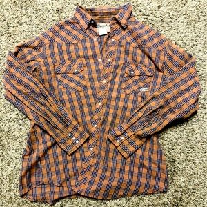 Mens Wrangler Pearl Snap